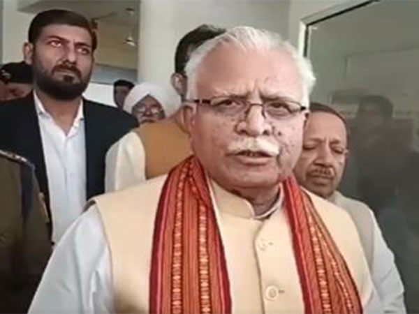 Union Minister Manohar Lal Khattar (File Photo/ANI)