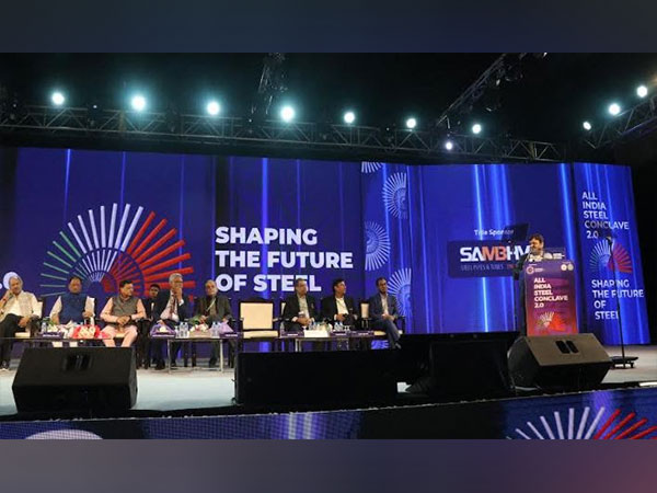 Suresh Goyal, Chairman & Executive Director, Sambhv Steel Tubes Ltd. addressing the audience