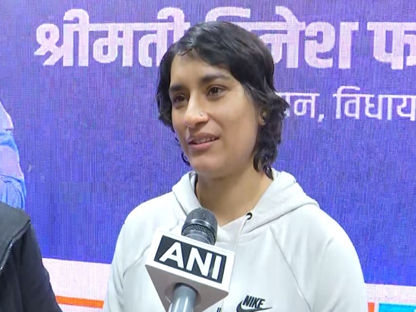 Former wrestler and Congress MLA Vinesh Phogat  (Photo/ANI)
