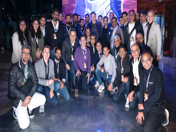 India Global Forum business delegation with Elon Musk (Photo/India Global Forum)