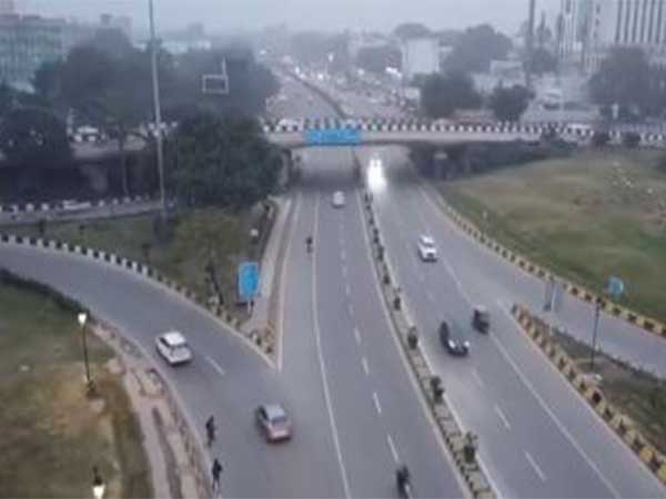 Drone visuals from AIIMS, Delhi on Saturday morning (Photo/ANI)