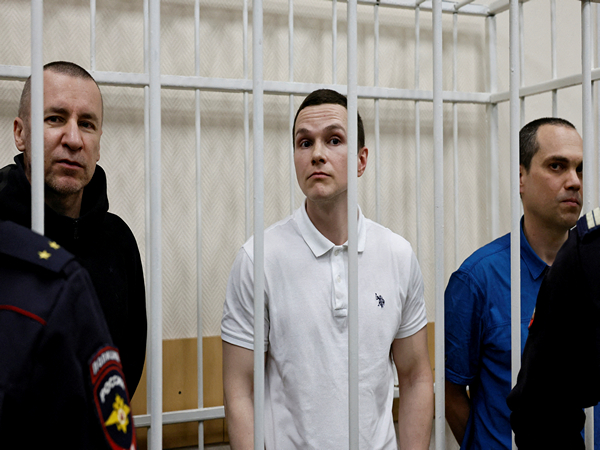 Lawyers Igor Sergunin, Alexei Liptser and Vadim Kobzev, who represented opposition leader Alexey Navalny (Photo Credit: Reuters)