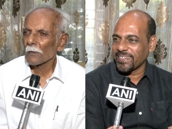 Chandra Arya's father and brother (Photo/ANI)