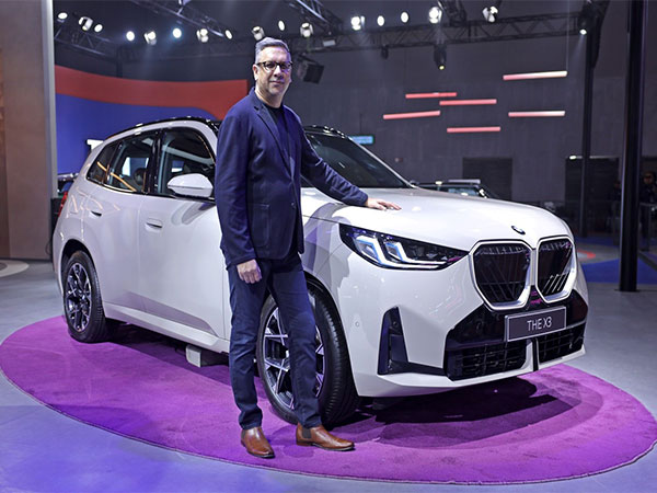 Vikram Pawah, President and CEO, BMW Group India with the all-new BMW X3