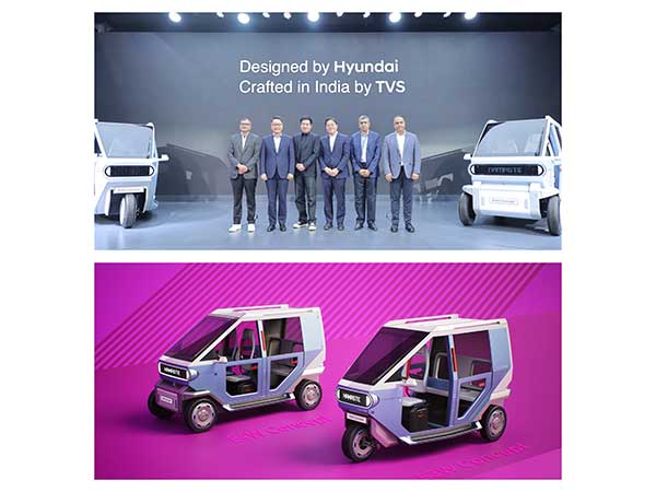 Hyundai Motor Company unveils concept models of EV 3-wheeler, micro 4-wheeler at Auto Expo (Images: Hyundai Motor)