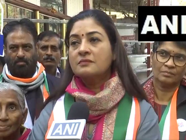 Congress candidate from Kalkaji Alka Lamba (Photo/ANI)