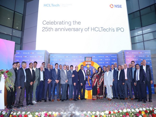 HCLTech celebrates the 25th anniversary of its Initial Public Offering (Image: HCLTech)