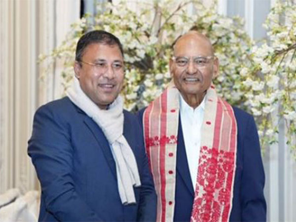 Assam Minister Bimal Borah and Anil Agarwal,(Photo/@BimalBorah119)