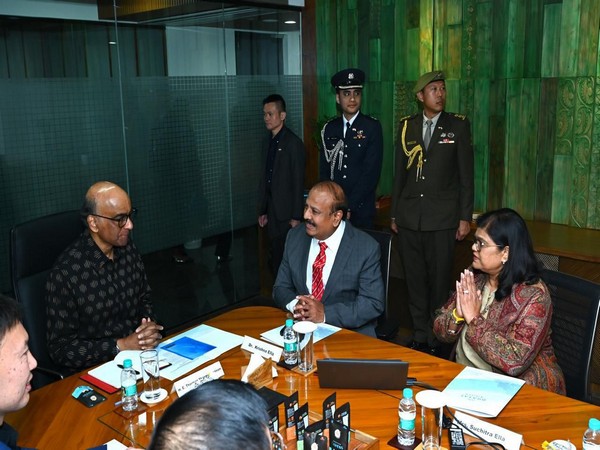 Singapore President Tharman Shanmugaratnam visits Odisha (Photo/ANI)