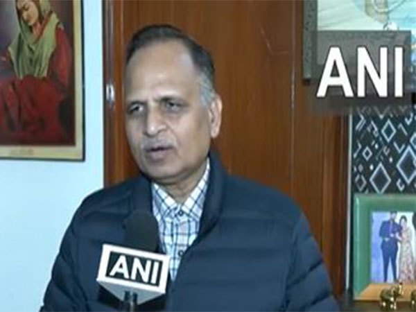 Satyendar Jain, AAP candidate from Shakur Basti assembly seat (Photo/ANI)