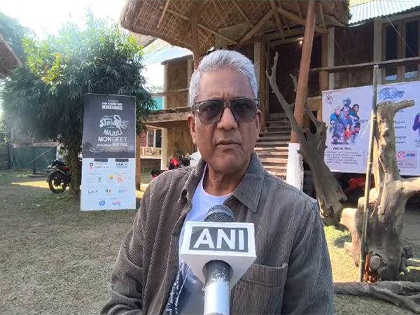 Actor Adil Hussain at Mongeet Festival. (Photo/ANI)