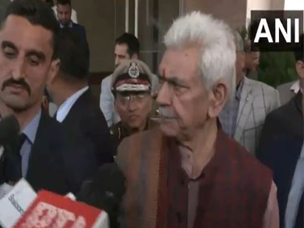 Jammu and Kashmir Lieutenant Governor Manoj Sinha (Photo/ANI)
