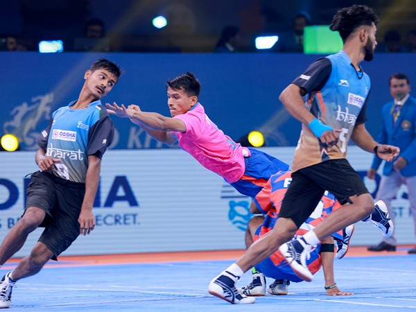 Indian men's Kho Kho team in action (Photo- KKFI/Kho Kho World Cup)