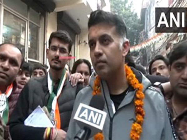 Congress candidate for Kasturba Nagar Assembly constituency, Abhishek Dutt (Photo/ANI)