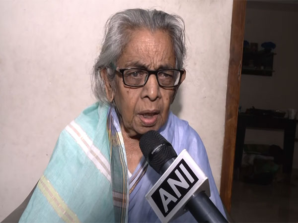 US Vice President-elect JD Vance's wife, Usha Vance's grandaunt, Professor C Santhamma. (Photo/ANI)