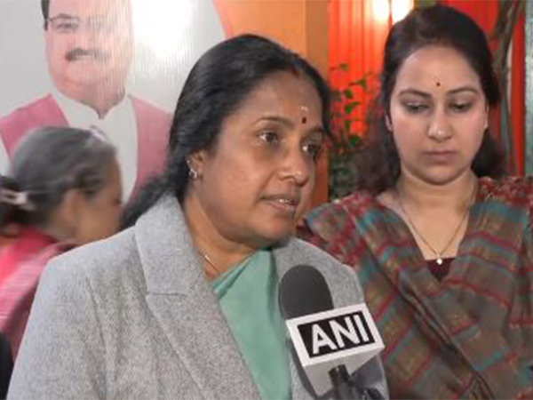 President of BJP's National Women's Wing, Vanathi Srinivasan (Photo/ANI)