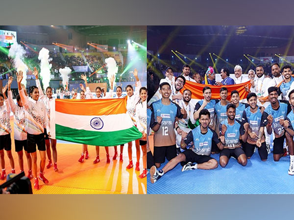 Indian women's and men's Kho Kho teams (Photo: Kho Kho World Cup)