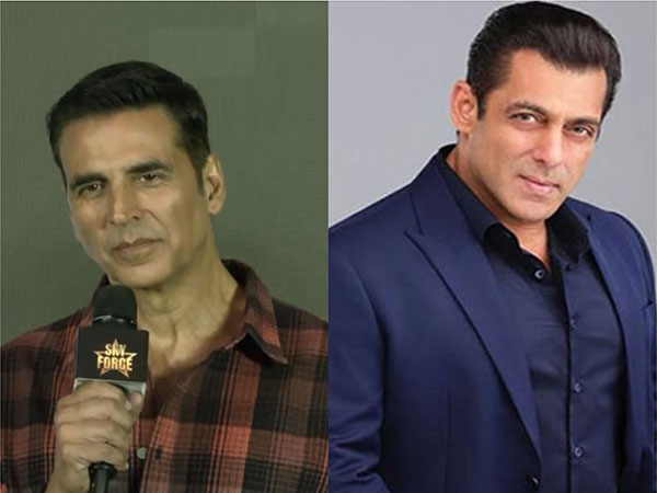 Akshay Kumar (Image source/ANI), Salman Khan (Photo/X/@dabbooratnani)