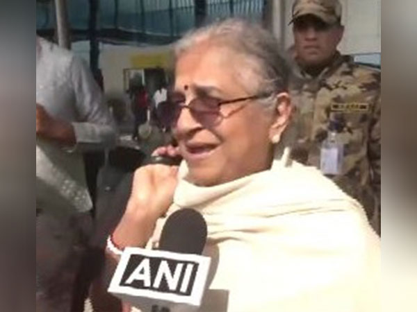 Rajya Sabha MP Sudha Murty. (Photo/ANI)