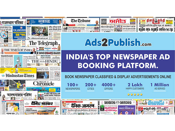 Ads2Publish, India’s Leading Newspaper Ad Online Booking Platform Reaches a Significant Milestone