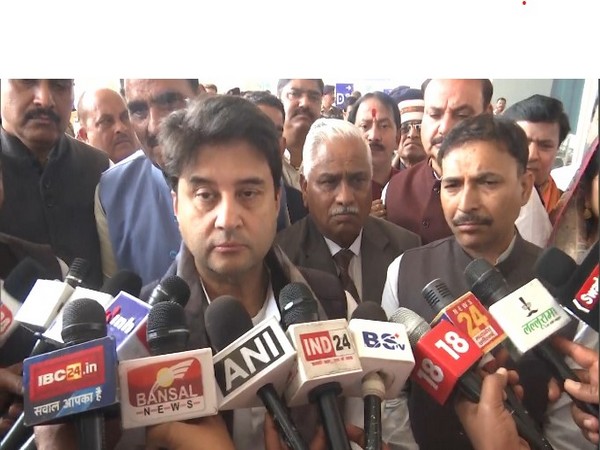  Union Minister of Communications Jyotiraditya Scindia (Photo/ANI)