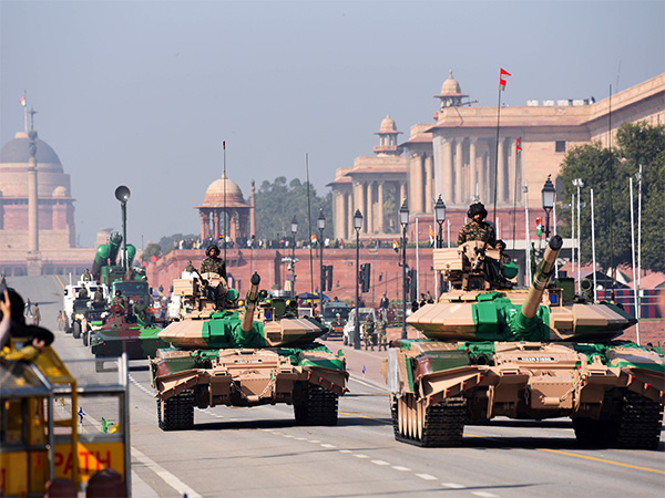 Rehearsals in full swing for the Republic Day Parade 2025, (Photo/ANI)