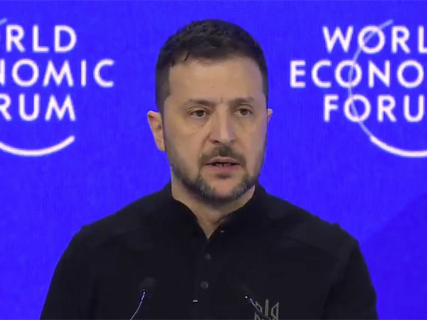 Ukraine President Volodymyr Zelenskyyat the World Economic Forum (Photo: X/ @wef)