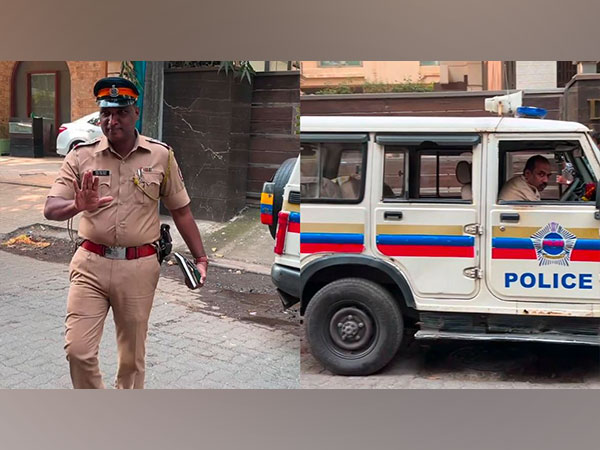 Mumbai Police visits Saif Ali Khan residence (Photo/ANI)