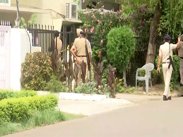 Police officials in Chandigarh Sector 10 (File Photo/ANI)