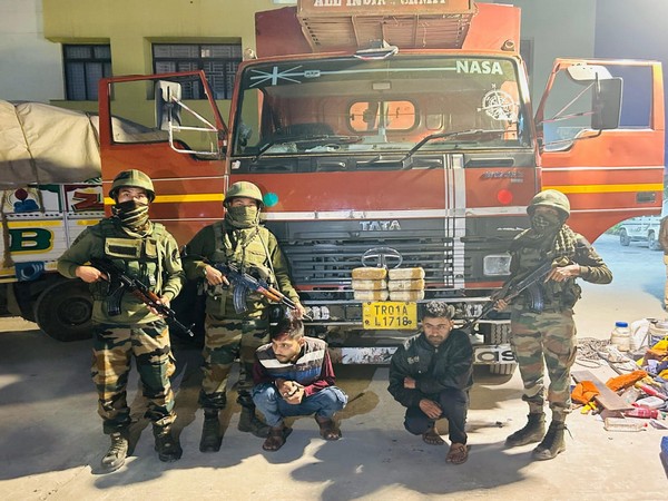 Assam Rifles seize Yaba tablets worth 12 crores in West Tripura (Photo/ANI)