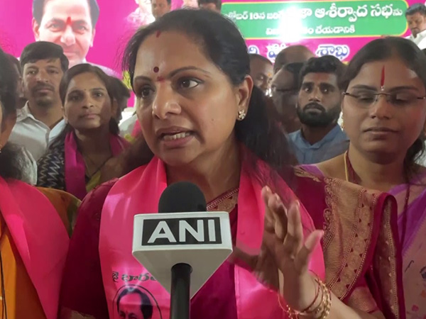 BRS MLC K Kavitha (Photo/ANI)