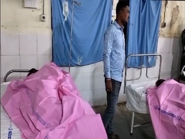 Visuals at Jalgaon hospital after train accident (Photo/ANI)