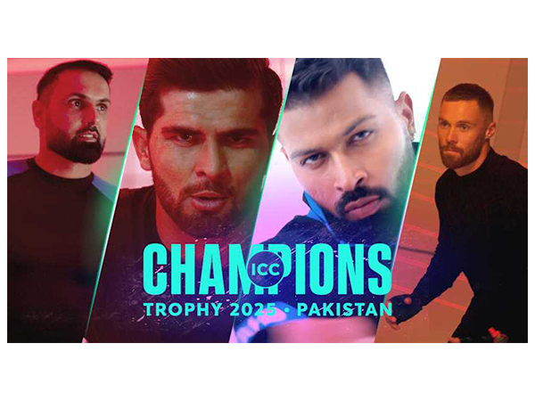 Mohammad Nabi, Shaheen Shah Afridi, Hardik Pandya, and Phil Salt (Photo: ICC)