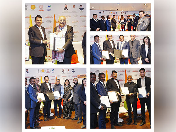At Davos, Maharashtra inks highest-ever investment deals (Images: X/@CMOMaharashtra)