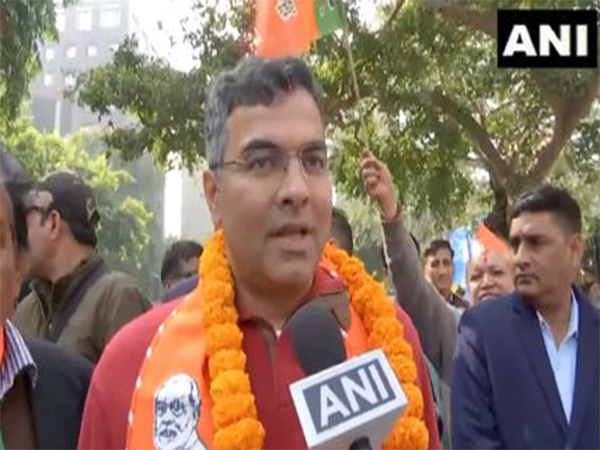 BJP candidate from the New Delhi assembly constituency, Parvesh Verma (Photo/ANI)