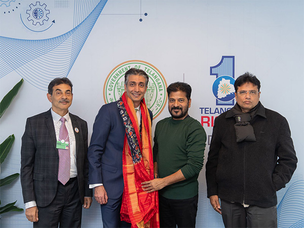 Telangana Chief Minister A Revanth Reddy, IT Minister D Sridhar Babu, and Wipro Executive Chairman Rishad Premji (Photo: Telangana CMO)