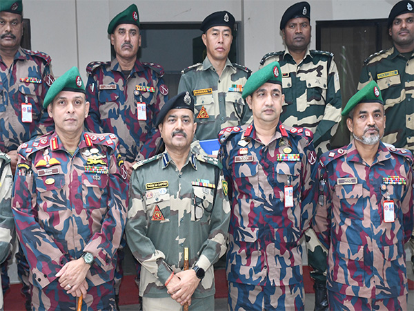 Border Security Force (BSF) and Border Guard Bangladesh (BGB) hold sector commander-level coordination meeting. (Photo/BSF South Bengal Frontier)