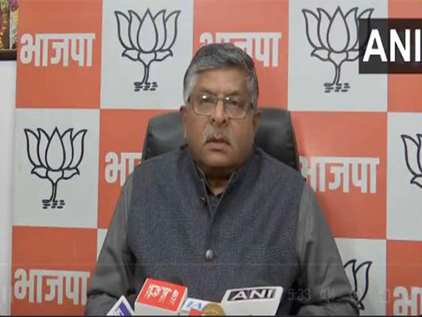 BJP MP Ravi Shankar Prasad