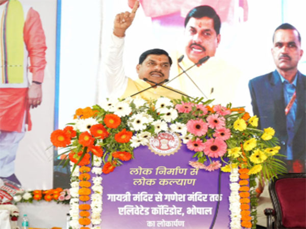 MP CM Mohan Yadav addressing the flyover inauguration program (Photo/ X @DrMohanYadav51)
