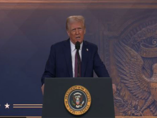 US President Donald Trump speaking at WEF 2025 (Photo: White House YouTube)