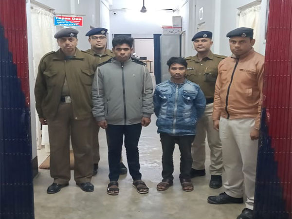Agartala Government Railway Police arrest two  Bangladeshi for illegal entry in India. (Photo: Agartala GRP)
