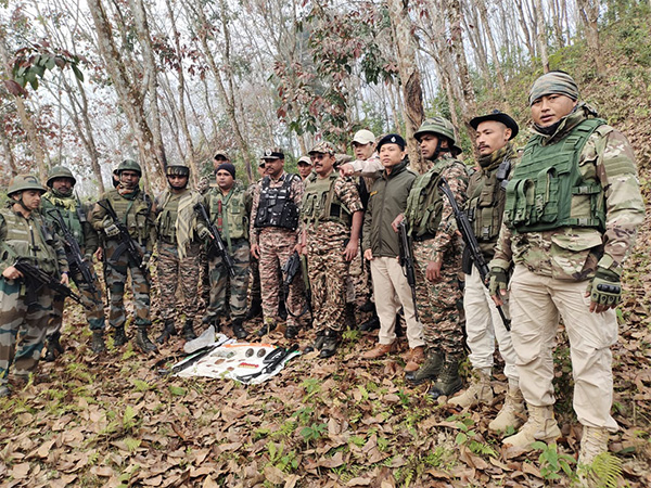 Security personnel in  Manipur (Photo/ X @manipur_police)