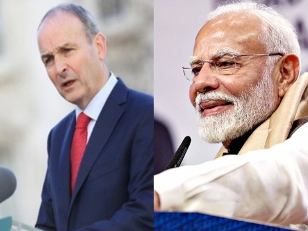 Irish PM Micheal Martin and PM Narendea Modi (Photo/X@MichealMartinTD and ANI)