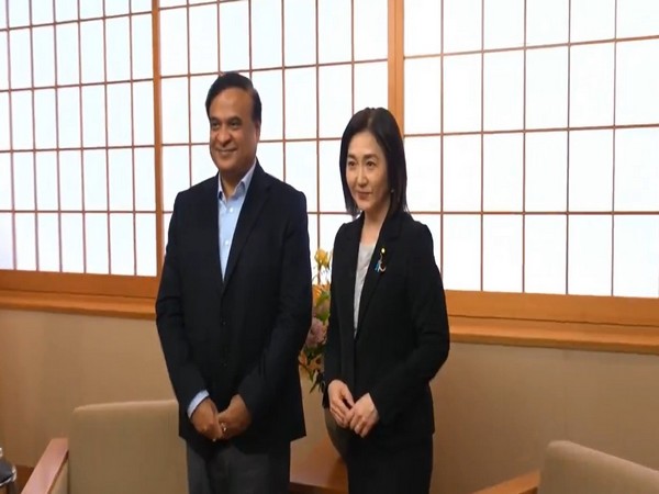 Assam Chief Minister Himanta Biswa Sarma and Japan’s Parliamentary Vice Minister for Foreign Affairs Akiko Ikuina (Photo/X@himantabiswa)