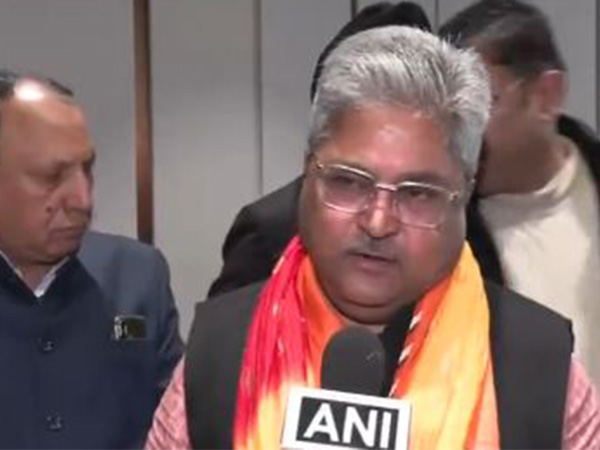 BJP candidate from Karol Bagh constituency, Dushyant Gautam (Photo/ ANI)