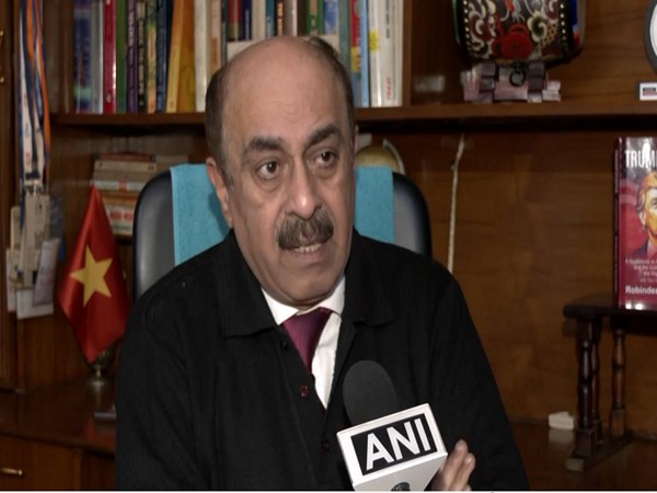 Foreign Affairs Expert Robinder Sachdev (Photo/ANI)