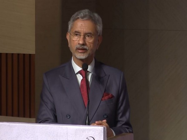 EAM Jaishankar speaking at the launch event of author Shiv Khera’s book ‘Live While You're Alive’ (Photo/ANI)