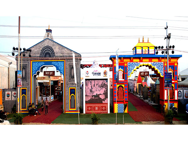 Devbhoomi Uttarakhand Display at Pavilion.(Photo/ANI)