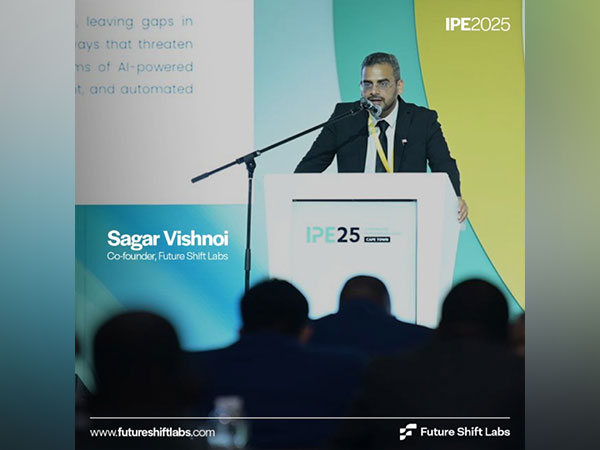 Future Shift Labs Co-founder Sagar Vishnoi addresses IPE25 in Cape Town