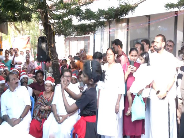 Anti-Waqf protests at Munambam (File Photo/ANI)